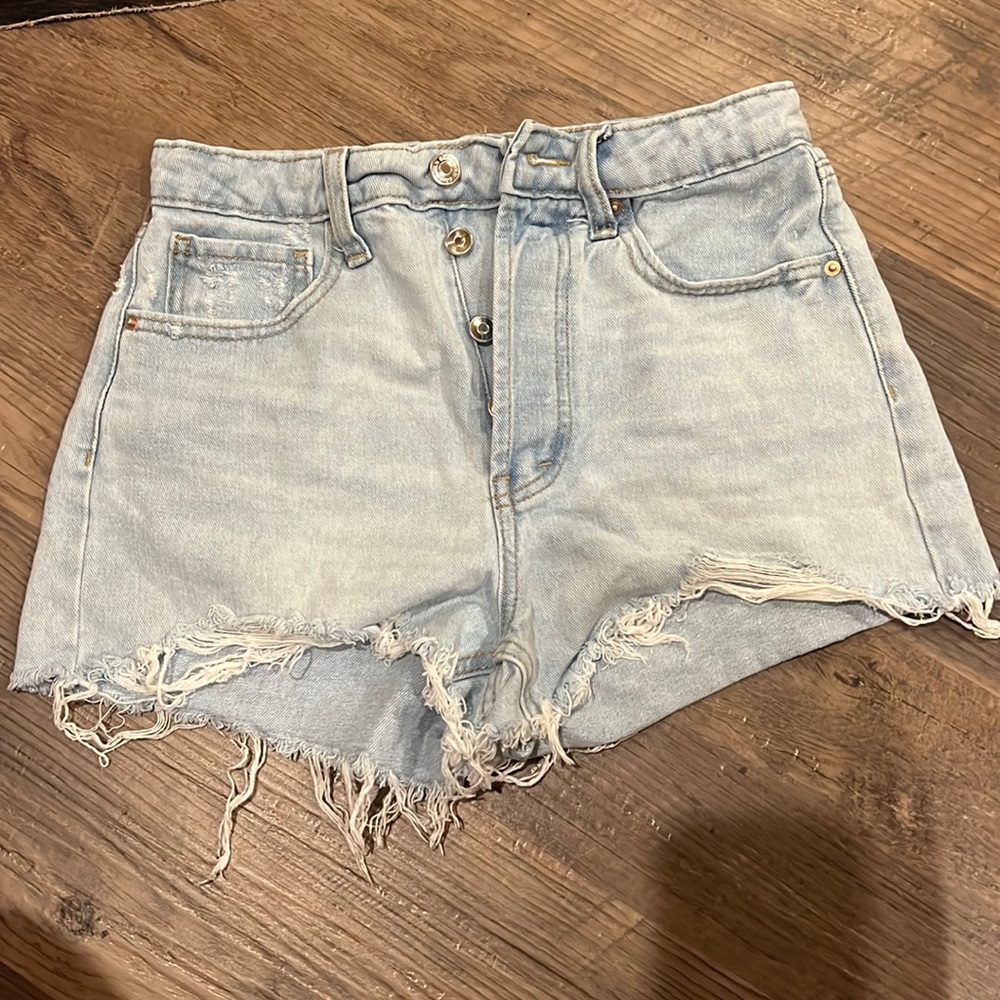 Denim shorts